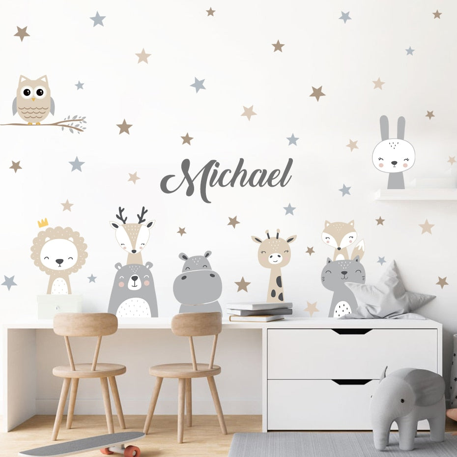 Friendly Line Up Wall Decal