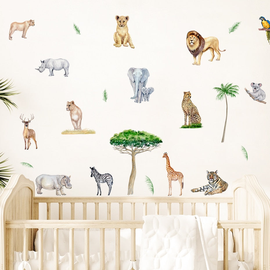 African Safari Wall Decal