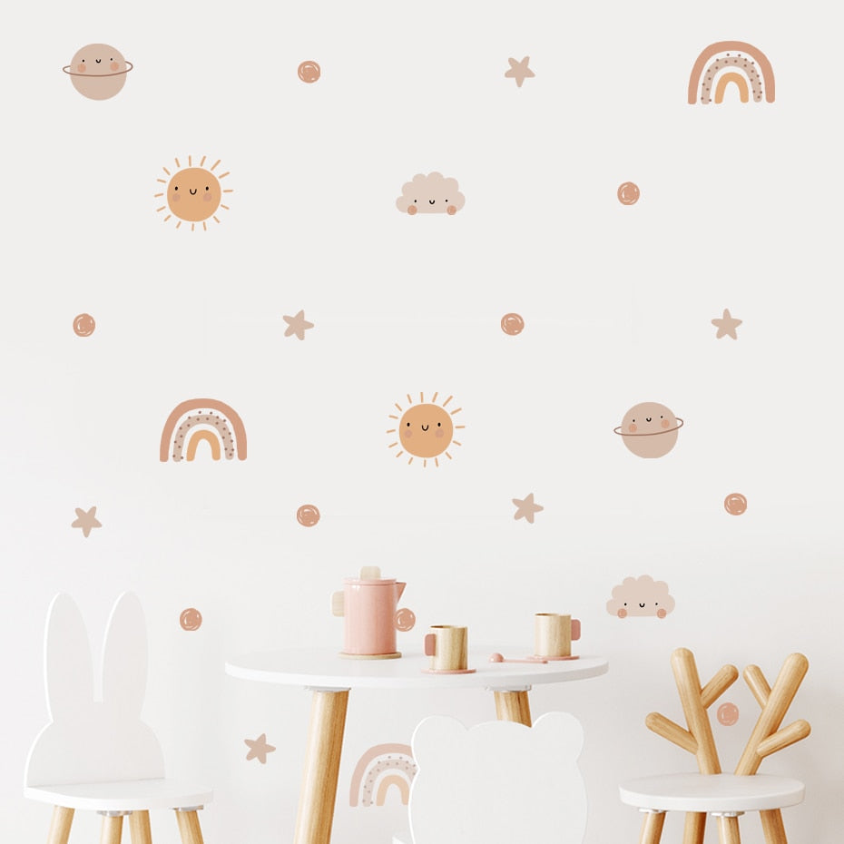 Suns & Rainbows Wall Decal