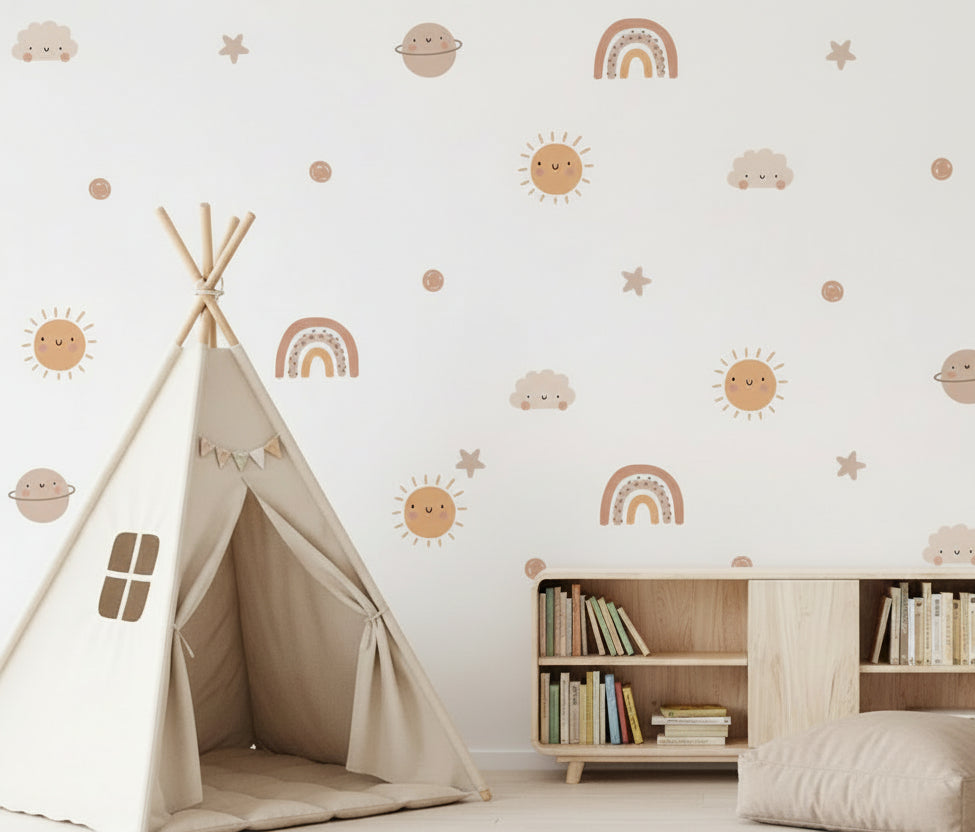 Buy now from My Snug Bug Wall Decals Suns & Rainbows Wall Decal Snug Bug