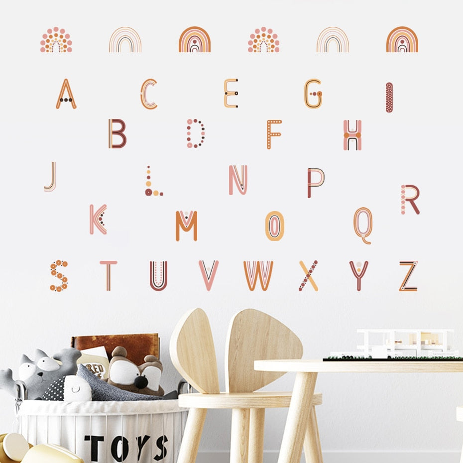 Alphabet Wall Stickers