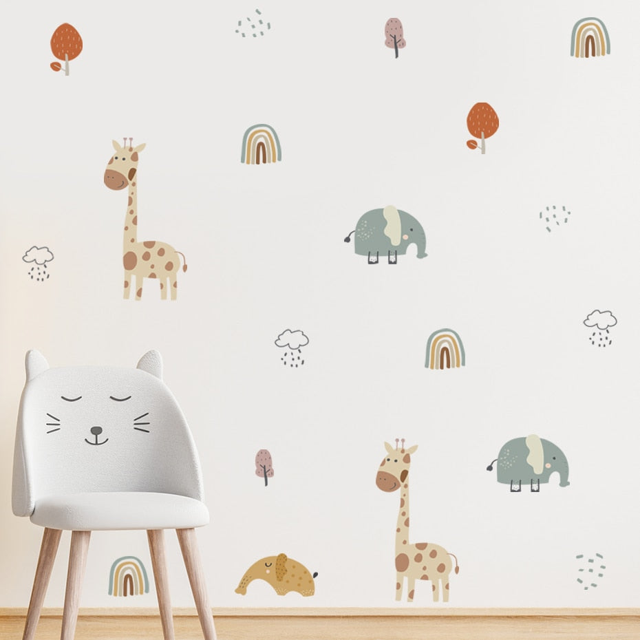 A Day At The Zoo Wall Decal