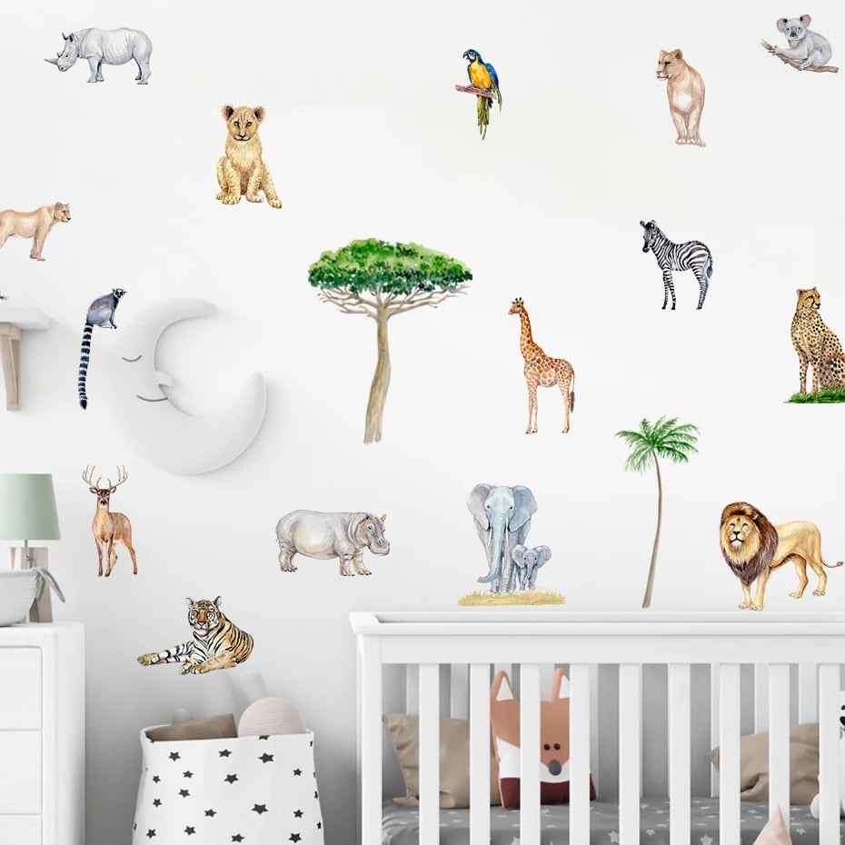 African Safari Wall Decal