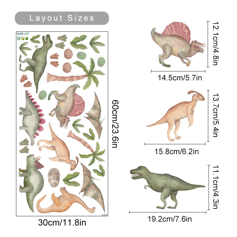 Jurassic Fun Wall Decal