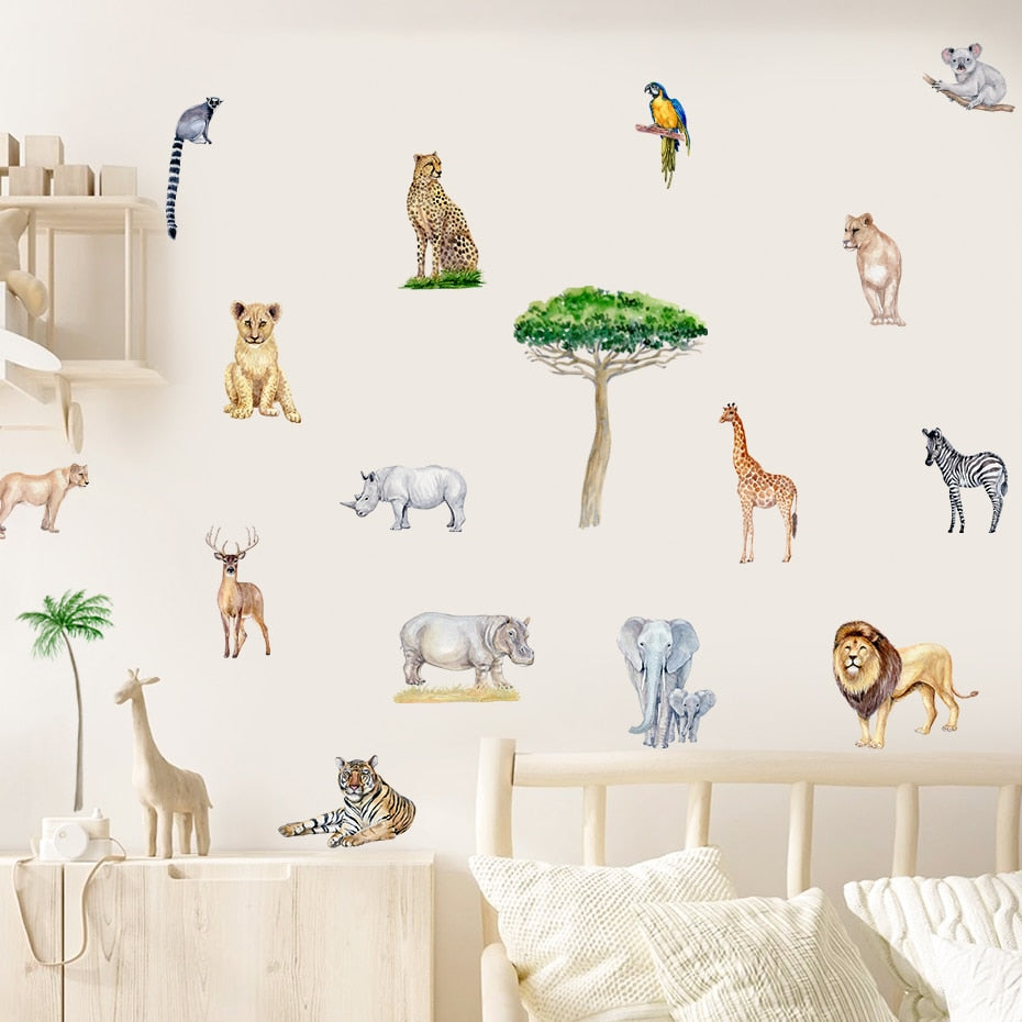 African Safari Wall Decal