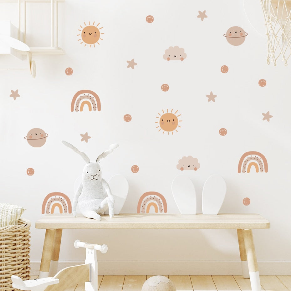 Suns & Rainbows Wall Decal