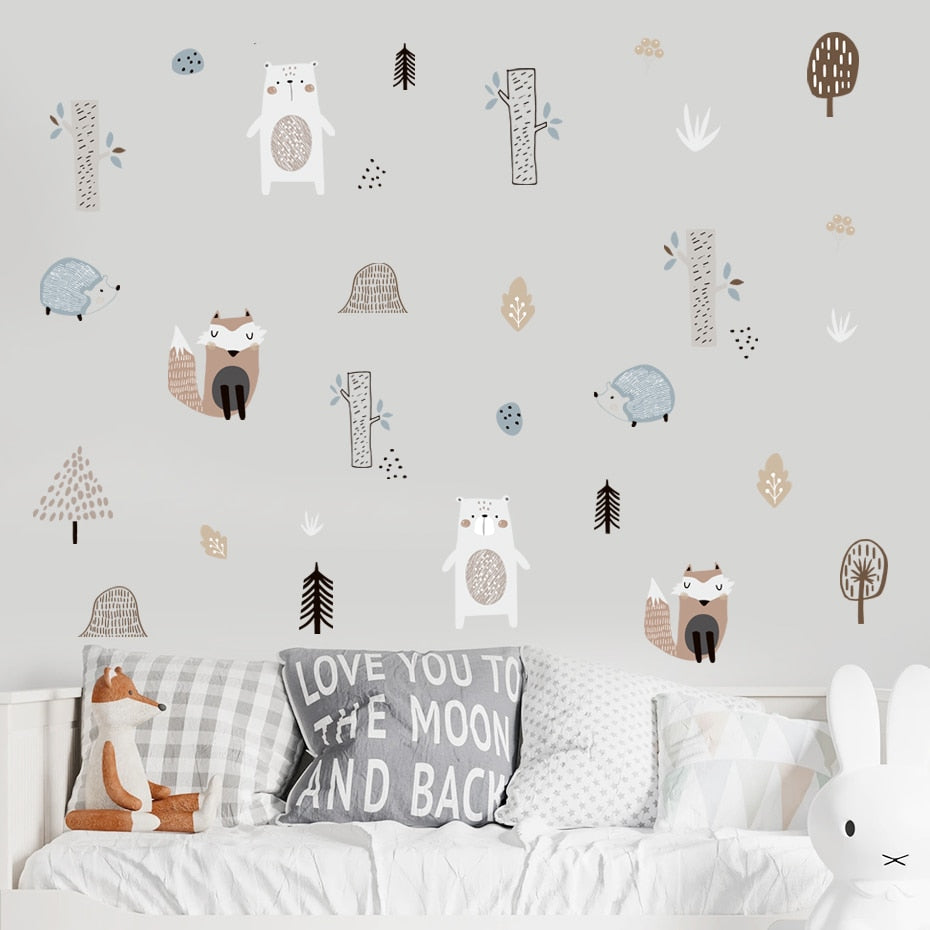 Autumn In The Forest Wall Decal