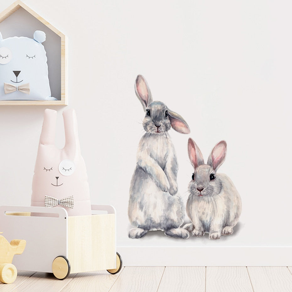 Best Bunny Friends Wall Decal