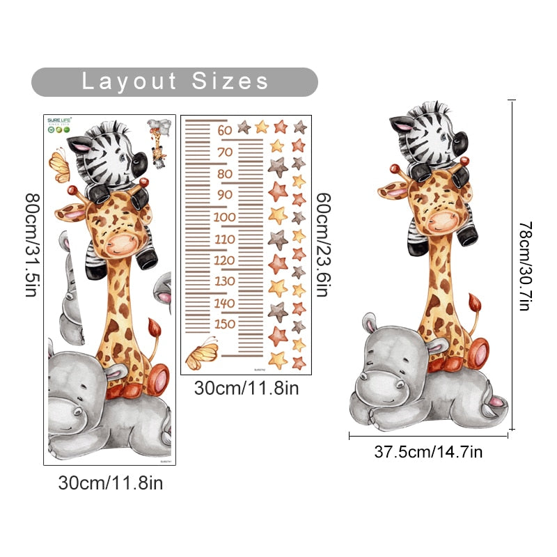 Animal Stack Height Chart