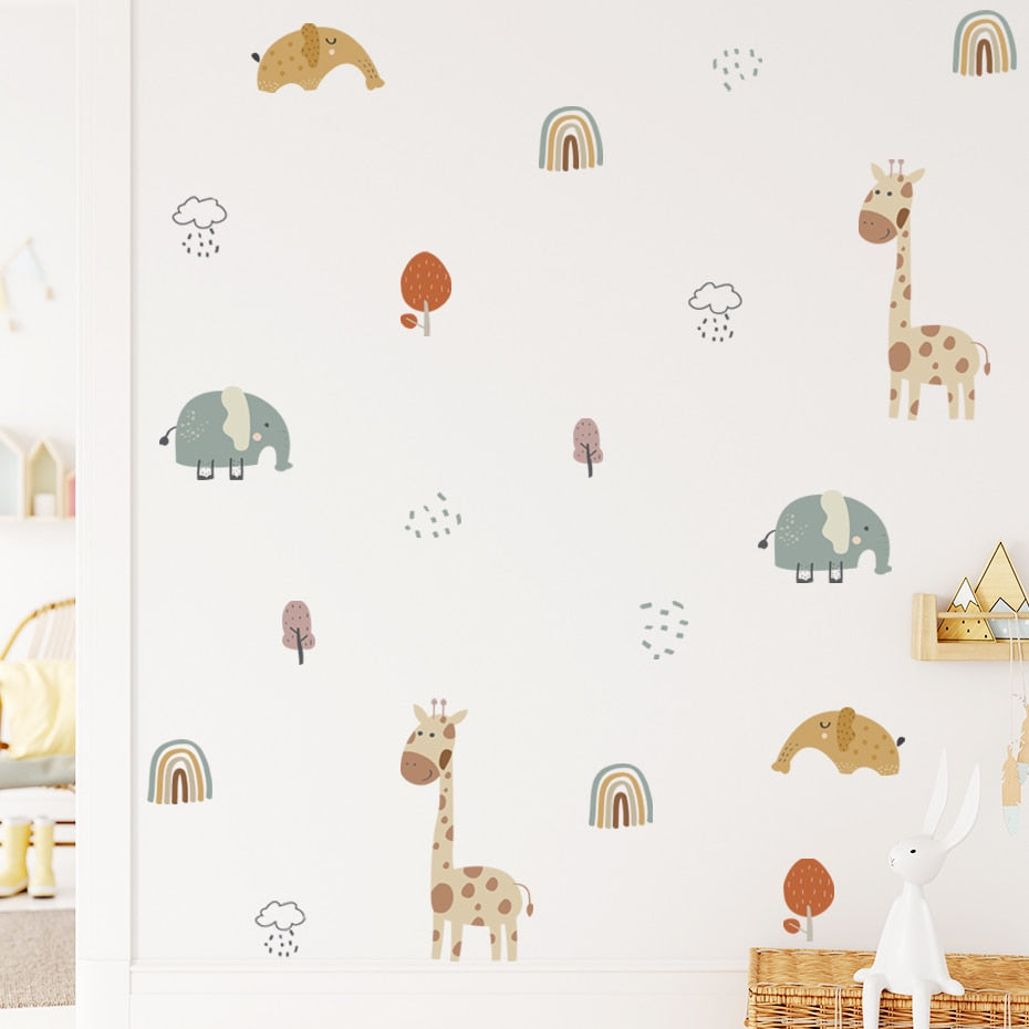 A Day At The Zoo Wall Decal