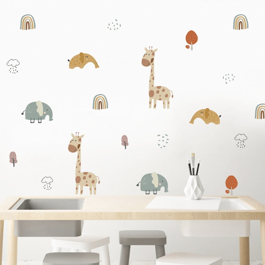 A Day At The Zoo Wall Decal