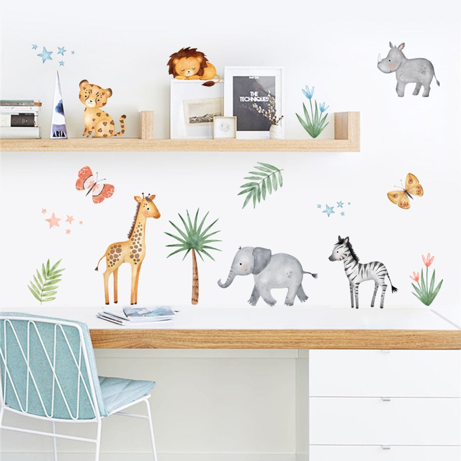 Baby Safari Wall Decal