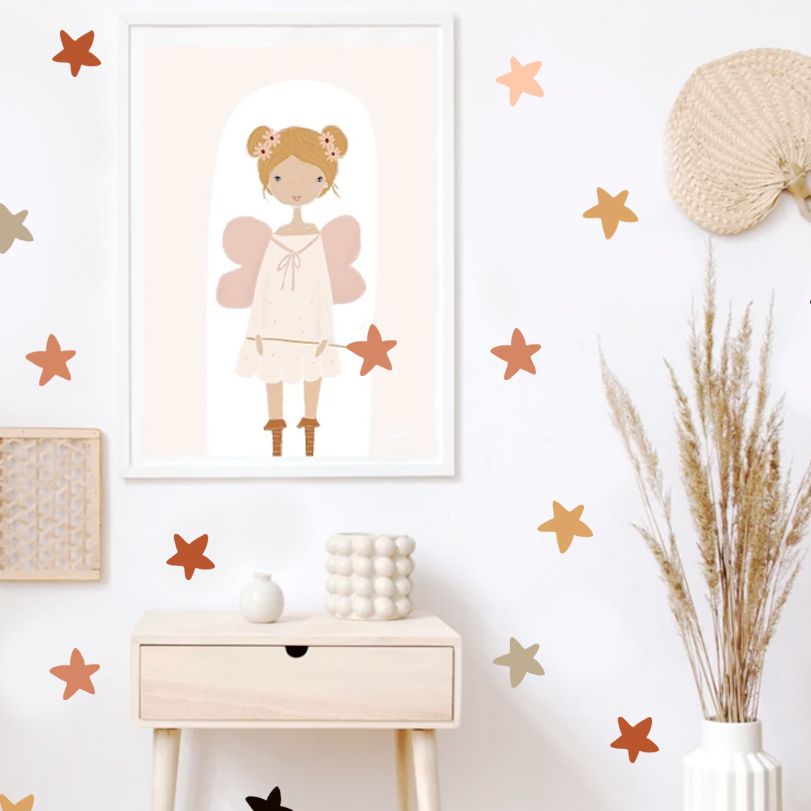 Stars & Hearts Wall Decal