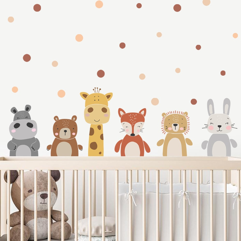 Zoo Friends Wall Decal