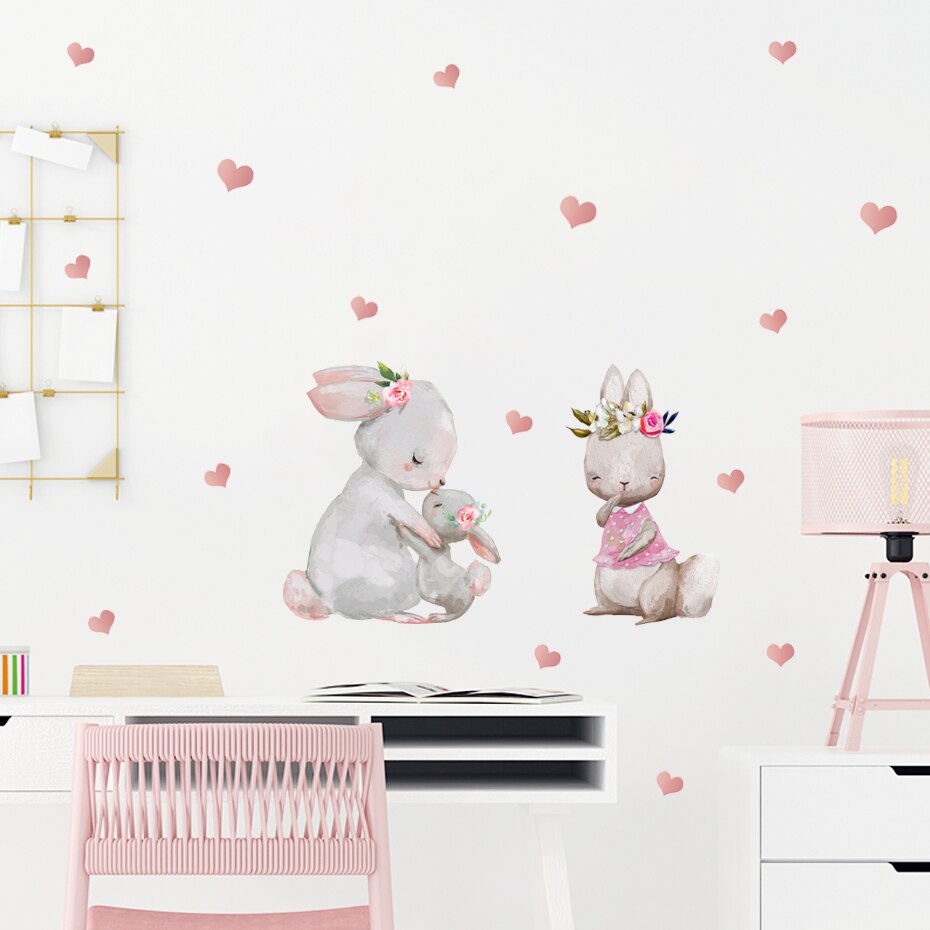 Bunny Love Wall Decal