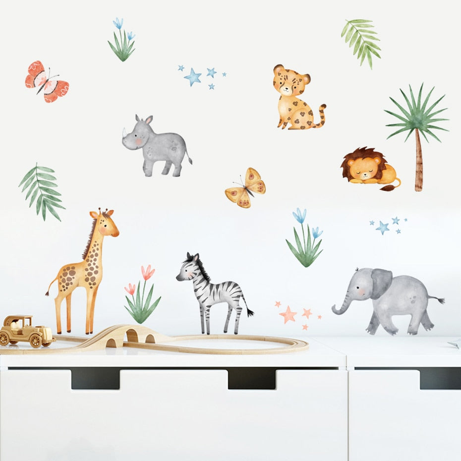 Baby Safari Wall Decal